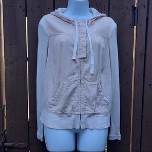 ANTHROPOLOGY | Hoodie Linen Jacket SATURDAY SUNDAY